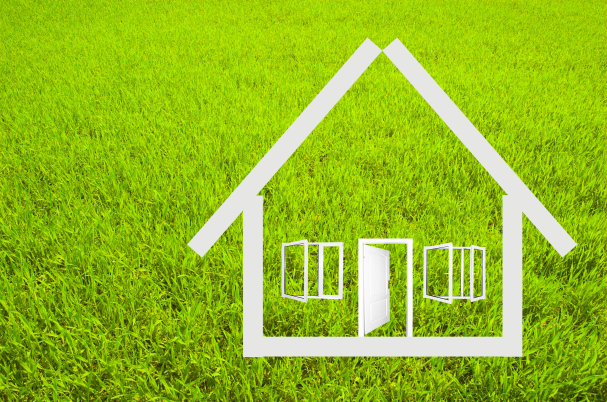 house-structure-with-grass-background