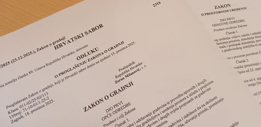 Zakon o gradnji – pojmovi – HR/EN