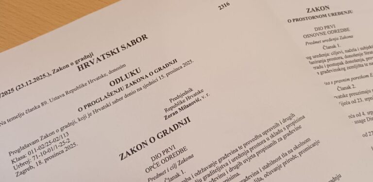 Zakon o gradnji – pojmovi – HR/EN